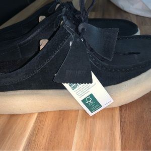 CLARKS LINED WALLABEE CUP MULE Never worn, selling because I bought wrong size.